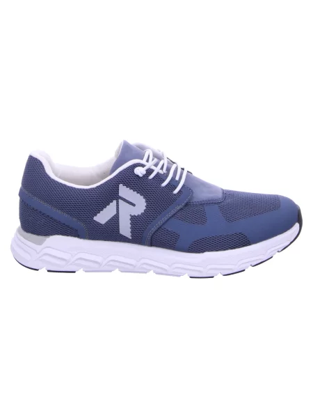 Sneakersy Rieker wsuwane niebieskie