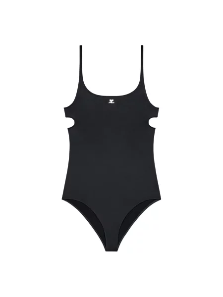 Stroj jednoczęściowy Courreges czarny