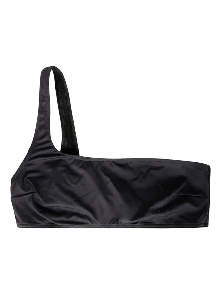 Bikini Mc2 Saint Barth na jednym ramieniu czarny