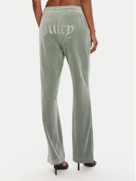 Juicy Couture Spodnji del trenirke Tina zelena