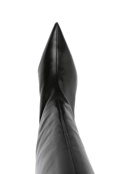 Botine Thea Mika din piele negru