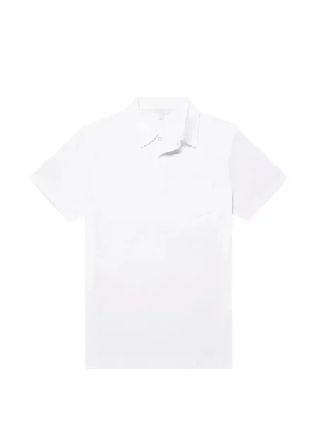 Tricou polo Sunspel alb