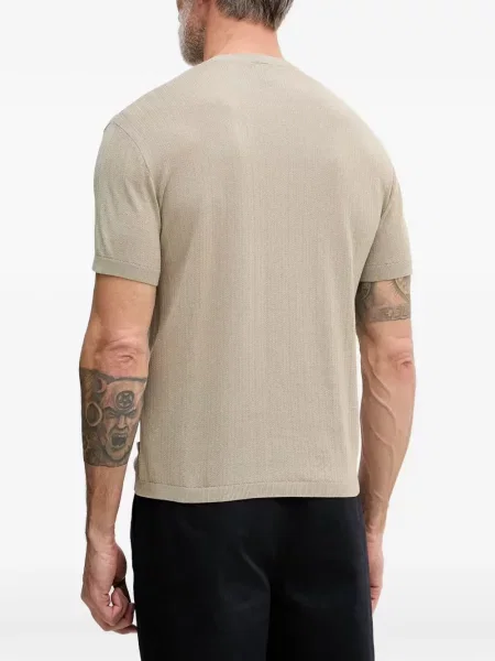 Scurt tricou Armani Exchange tricotate