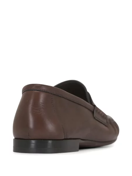 Pantofi loafer Brunello Cucinelli din piele maro