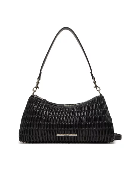 Calvin Klein Jeans Rankinė Ruched Layla Shoulder Bag juoda