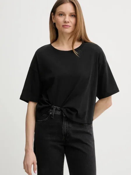 Kratka majica Marc O'Polo črna