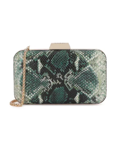 Kopertówka Kazar skórzana zielona