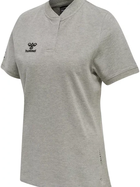 Koszulka polo Hummel Move Grid szara