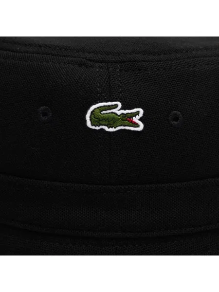 Lacoste Kapelusz Unisex Z Bawełny Organicznej Bob czarny