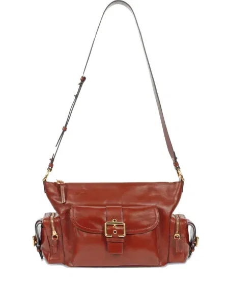 Geanta de piele Chloé din piele maro