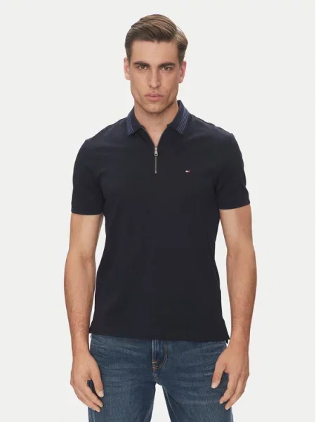 Tommy Hilfiger Polo Σκούρο Regular Fit μπλε