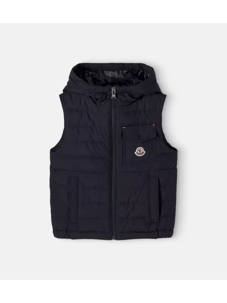 Gyerek pehelymellény Moncler Enfant kék