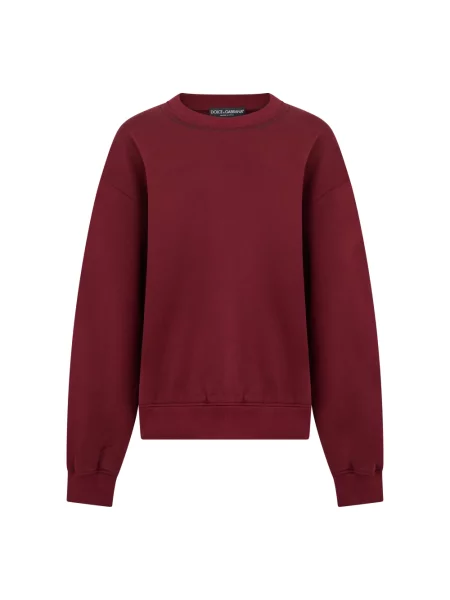 Bluza Dolce And Gabbana z logo czerwona