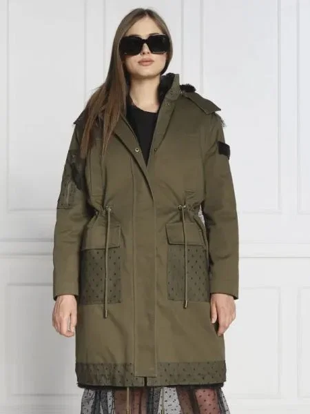 Red Valentino Hosszú kabát piros