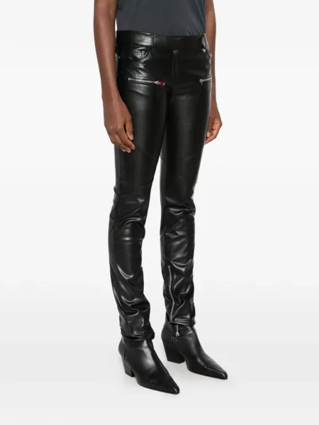 Pantaloni Aniye By din piele negru