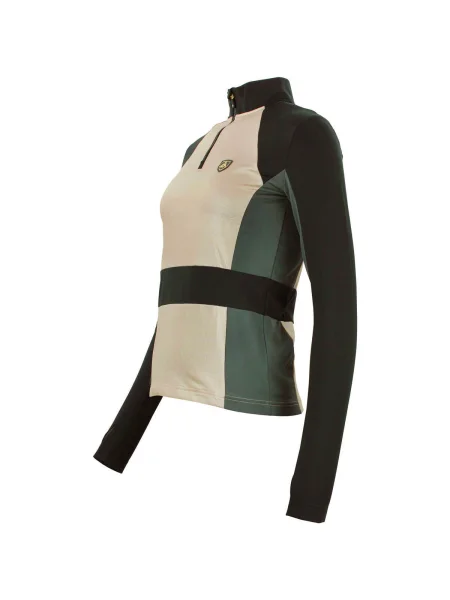 Tricou mânecă lungă Peak Mountain auriu