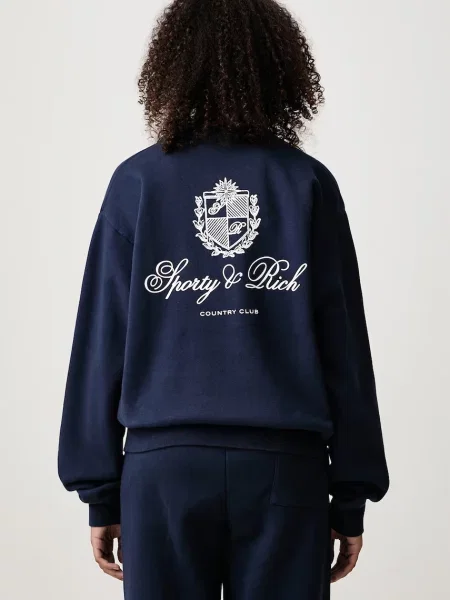 Sporty & Rich Club Script bluza