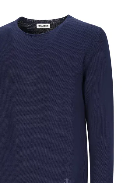 Pulover Jil Sander lung albastru