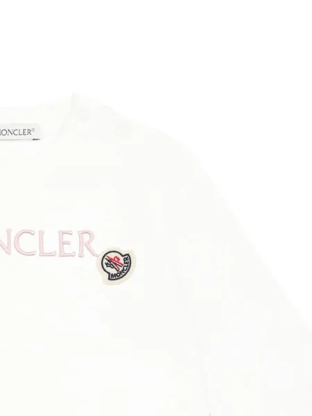 Koszulka dziecięca Moncler Enfant biała
