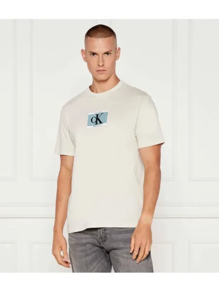 Calvin Klein Póló | Regular Fit bézs