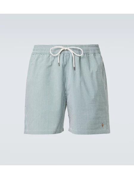Slip de baie Polo Ralph Lauren cu dungi verde