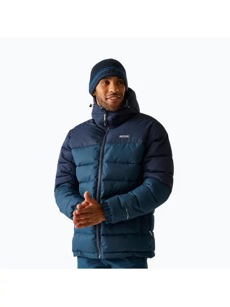 Geacă izolată pentru bărbați REGATTA Aldthron moonlight denim/navy