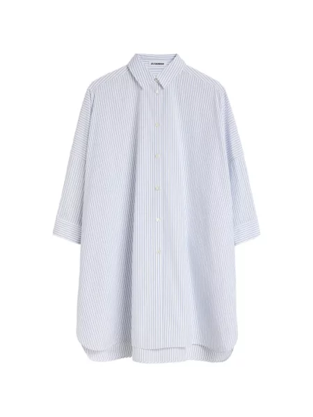 Cămașă Jil Sander din poplin alb