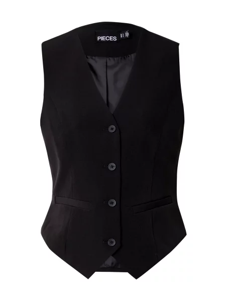 PIECES Vestă de costum BOXXY' negru