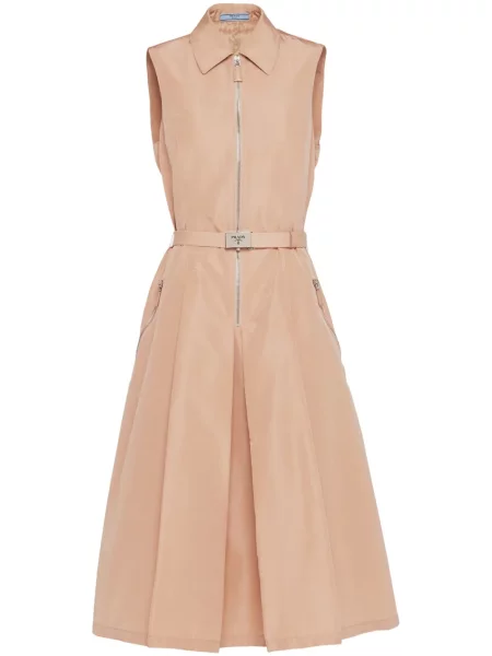 Rochie midi Prada până la genunchi de costum roz