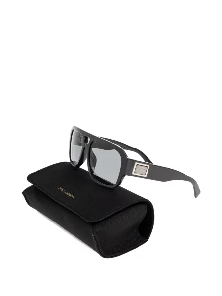 Слънчеви очила Dolce & Gabbana Eyewear с автограф черно