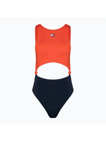 Olcsóbban. Női Tommy Jeans kivágott egyrészes Hot Heat fürdőruha. Méret: L piros