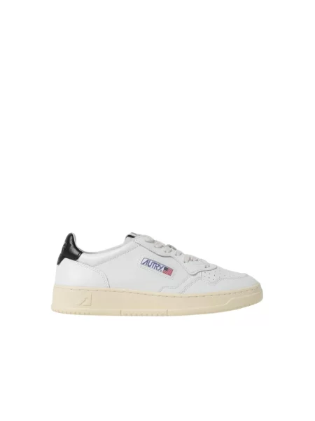 Sneakers Autry Medalist Low Man Leat/ Leat Wht/ Black EUR 42 białe