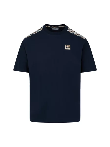 Koszulka Aquascutum niebieska