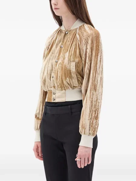Geacă Ann Demeulemeester de catifea