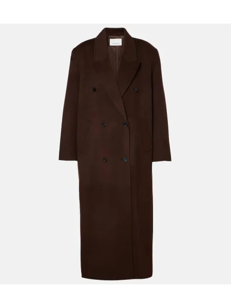 Palton The Frankie Shop de lână maro