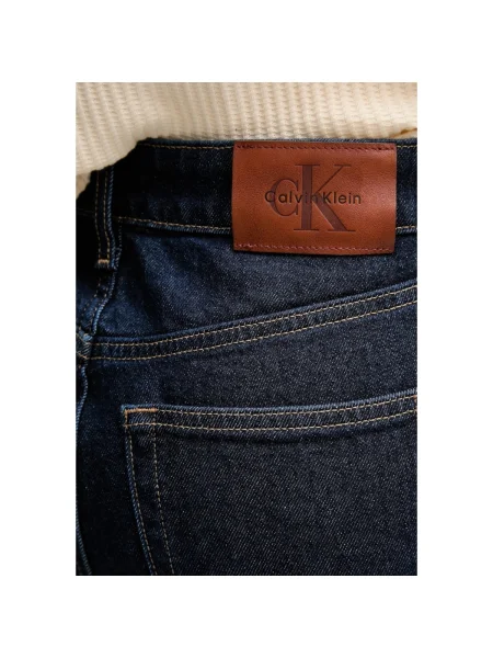 Klasszikus denim ruha Calvin Klein Jeans kék