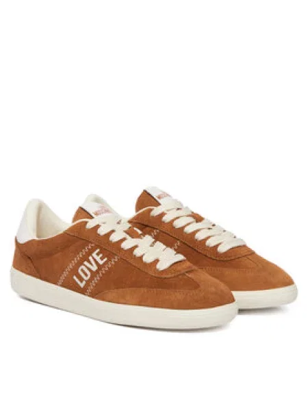 Sneakersy LOVE MOSCHINO hnědé