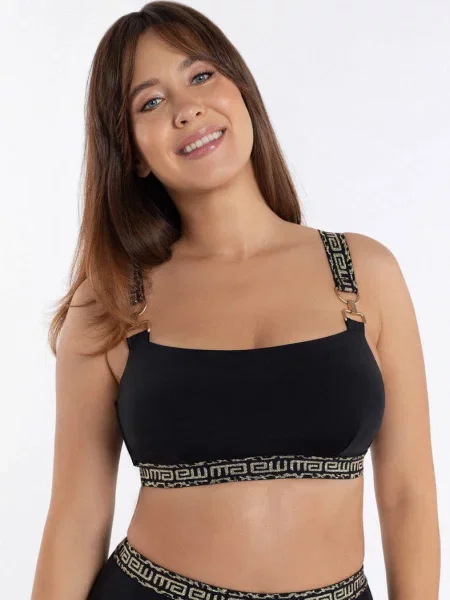 Купальный топ с плотной чашкой