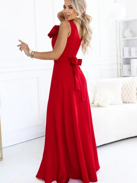 Rochie maxi Numoco roșu