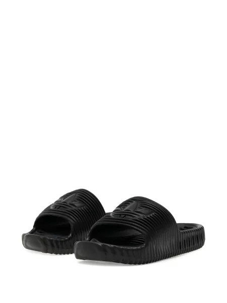 Papuci Adidas cu dungi negru