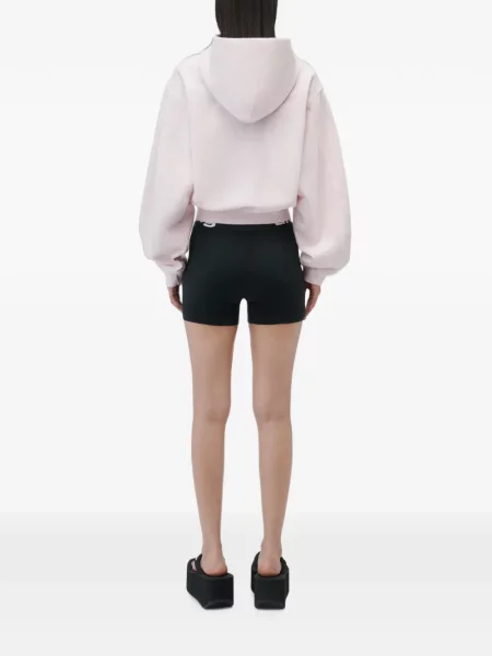 Hanorac cu glugă Alexander Wang cu imagine roz