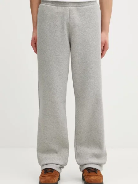 Spodnji del trenirke Daily Paper Mono Rib siva