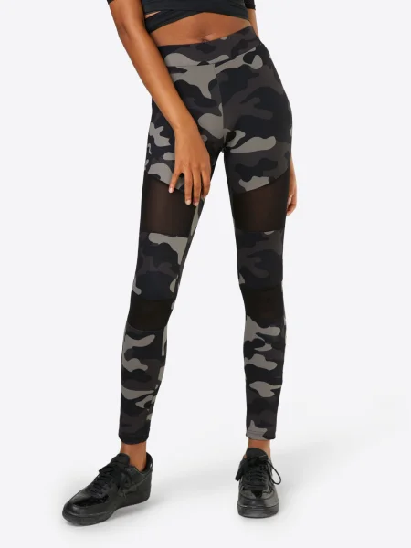 Urban Classics Leggings gri negru