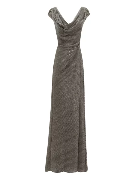 Rochie maxi Gemy Maalouf drapată gri
