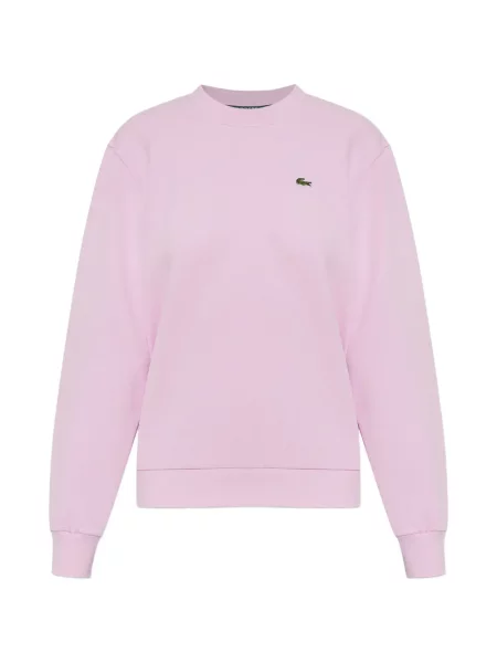 Суитчър Lacoste с автограф розово