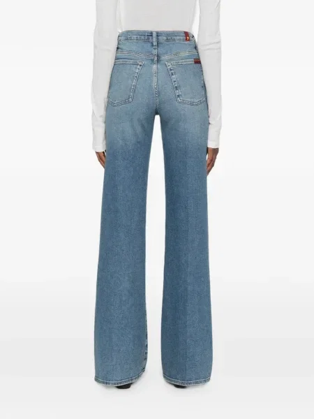 Дънки 7 For All Mankind дизайн с пет джоба синьо