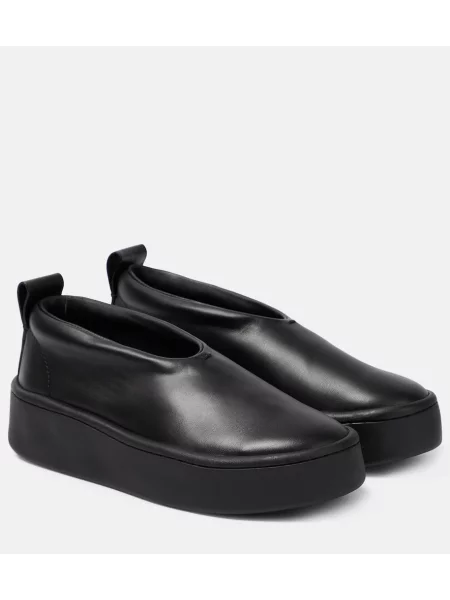 Sneakerși Jil Sander din piele slip-on