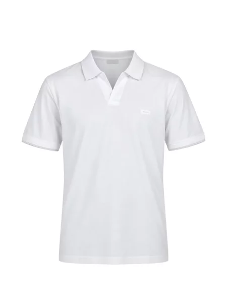 Tricou polo Calvin Klein Jeans alb