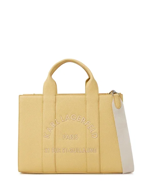 Karl Lagerfeld Geantă tip sac Rue St-Guillaume Mittelgroße Tote Bag galben