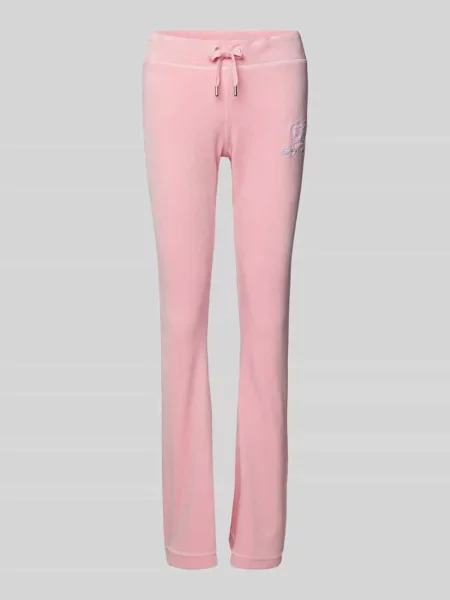 Spodnie dresowe z wyhaftowanym logo Juicy Couture